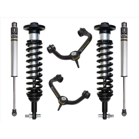 Icon Vehicle Dynamics 2015-UP FORD F150 2WD 0-3" STAGE 2 SUSPENSION SYSTEM W TUBULAR UCA K93092T